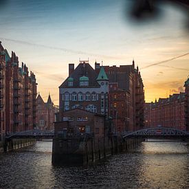 Speicherstadt, Hamburg van Omri Raviv