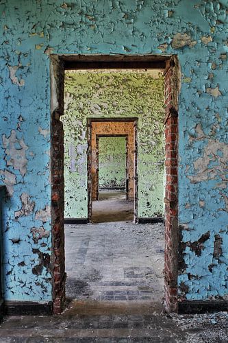 Urbex Prison abandonnée colorée sur Dyon Koning