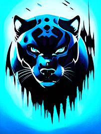De Freeman Panther van DJF by Dean Jayson Freeman Art | Level Up your Home