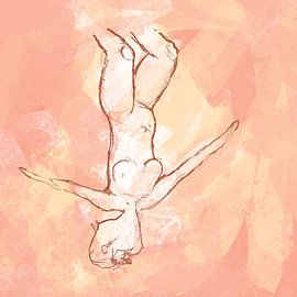 Falling woman by Prins Schildert