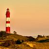 Amrum - Leuchtturm im Abendrot von Reiner Würz / RWFotoArt