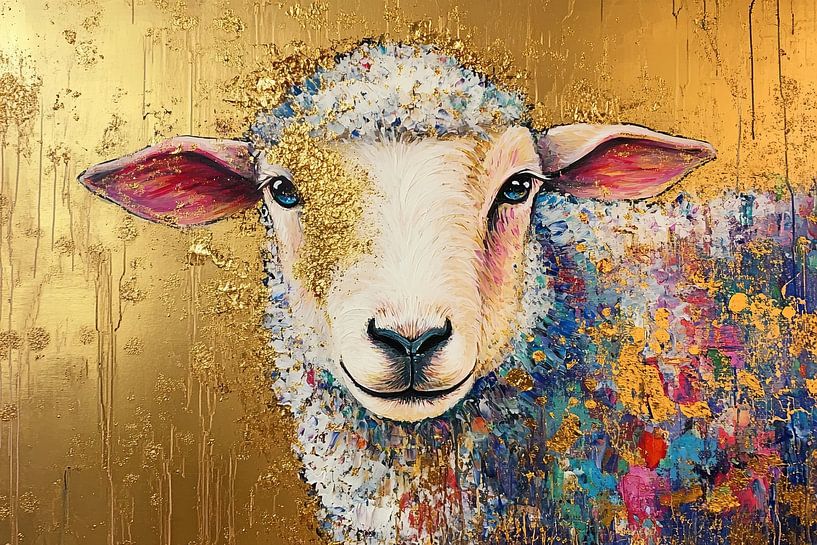 Kind Eyes, Golden Skies by Wonderful Art