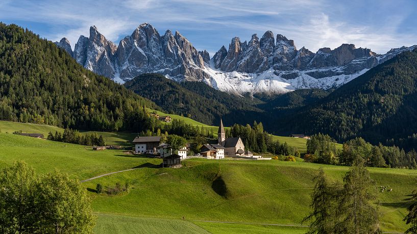 Église de Santa Magdalena, Dolomites par Daan Kloeg