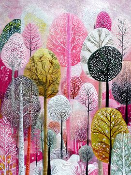 Bomen Kleurrijk van I ❤ Bloemen