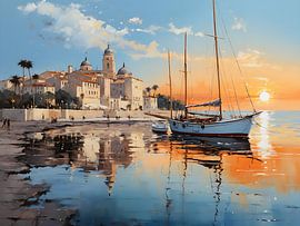 St. Tropez an der französischen Riviera / Cote d'Azur von PixelPrestige