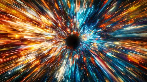 Explosion of colour into the unknown