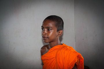 boeddhistische priester, Sri Lanka. van Rony Coevoet