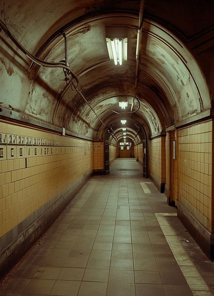 Dystopisches Licht von fernlichtsicht