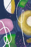 Enjoy III [modern abstract painting, mixed-media]