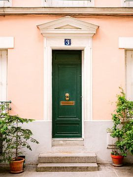Paris France - Rue Cremieux number 3 | Colourful travel photography | Front door collection by Raisa Zwart