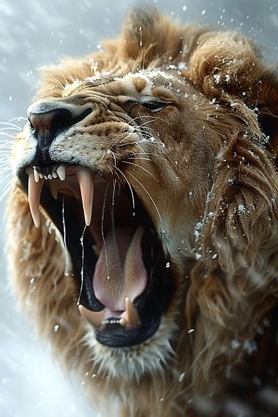 Snow Roar of the Lion by Art & Soul Creations