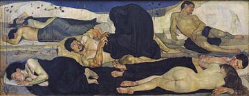 Ferdinand Hodler, De nacht, 1889-1890 van Atelier Liesjes