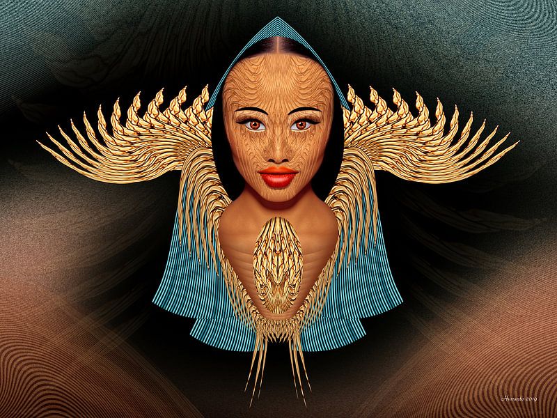 Bird Woman by Ton van Hummel (Alias HUVANTO)