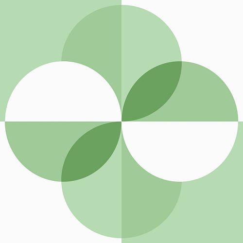 Scandinavische Retro Abstractie