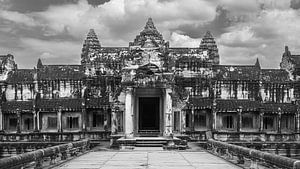 Angkor Wat in Schwarz und Weiß