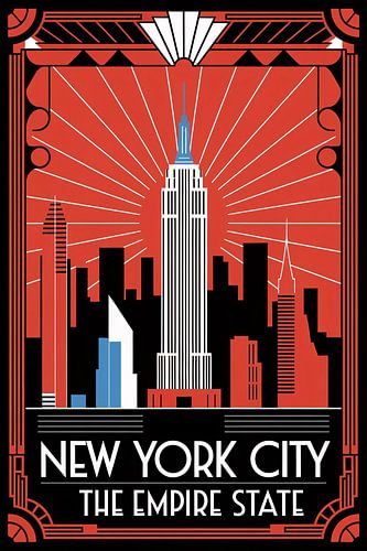 Empire State in art-deco stijl