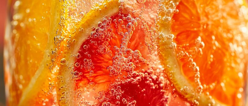 Focus on sparkling citrus fruits by Poster Art Shop