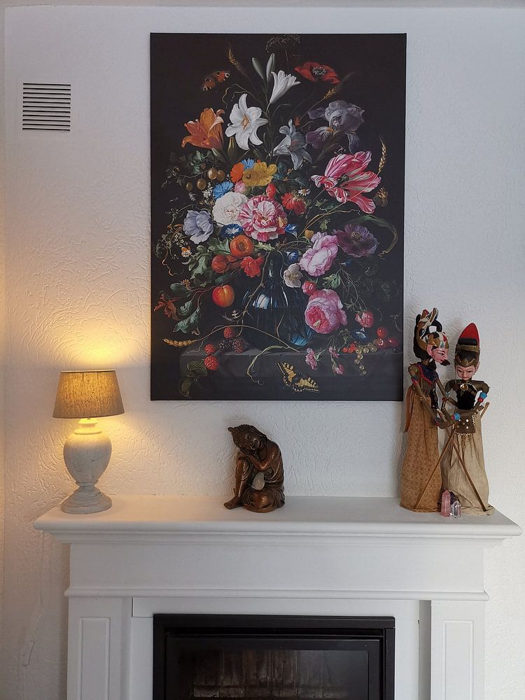 Stillleben mit Blumen in einer Vase von Jan Davidsz