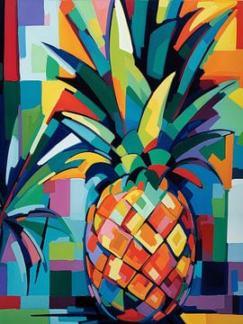 Ananas Abstract van TOAN TRAN