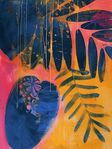 Farbenfroh, botanisch, modern und abstrakt