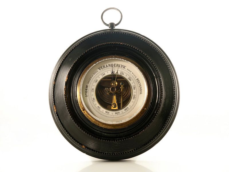 barometer on a white background von kees luiten