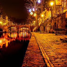 Canals of Utrecht (NIGHT) by Ben van den Berg