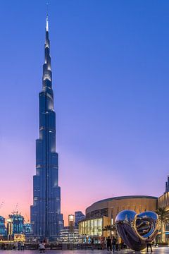 Burj Khalifa Sunset van Bart Hendrix