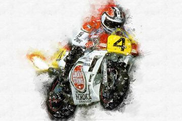 Mike Baldwin, Yamaha by Theodor Decker