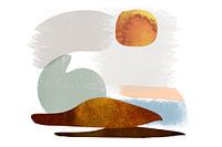 Danish 3 - Seals on the beach (landscape format)