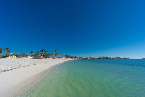 Verenigde Staten, Florida, paradijs zoals sombrero beach op marathon, florida keys