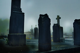 Ghost town France "Black Cross" by Thijs GROENHUIS