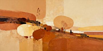 Herbstwald in Skandinavien von Mad Dog Art