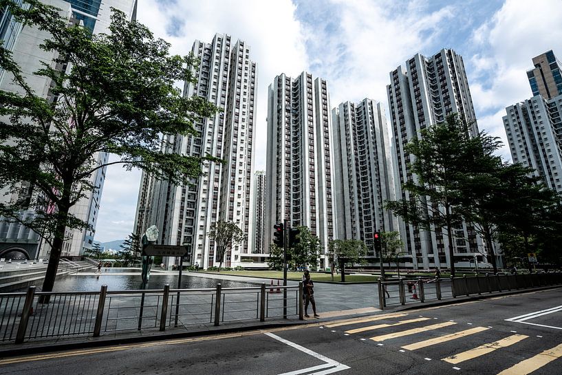 Wohnungen und Geschäfte in Hongkong von Mickéle Godderis