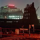 Rotterdam bei Nacht von Raoul Suermondt Miniaturansicht