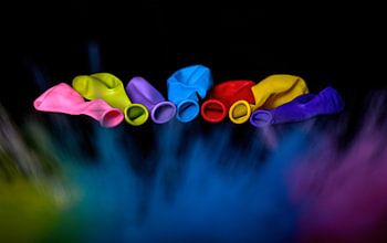 Speelse zwevende ballonnen voor in de hal,  woonkamer of bijvoorbeeld in een kinderkamer