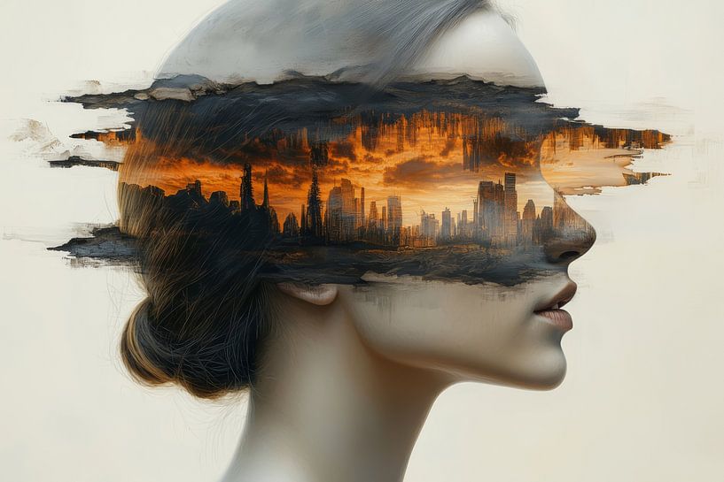 Stadsvisioenen - Verweven Gedachten en Horizon - Vrouw van Eva Lee