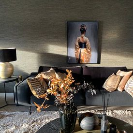 Photo de nos clients: Geisha japonaise par Jolique Arte, sur acryl