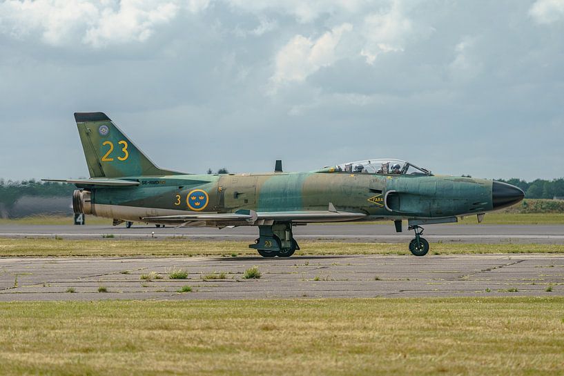 Swedish Air Force Historic Flight Saab J32B Lansen. by Jaap van den Berg