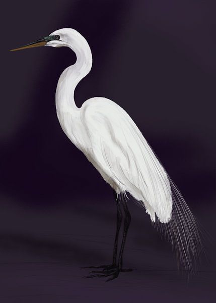 Egret by Willemijn van Gaalen