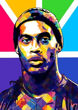 Ronaldinho Pop Art van Namrahc Kunatip