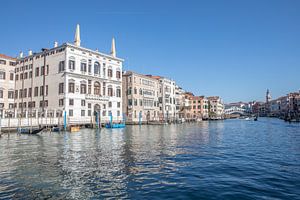Venedig - Blick über den Canal Grande zur Rialto-Brücke