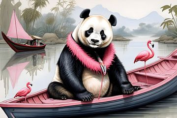 Panda rose sur Wolfsee