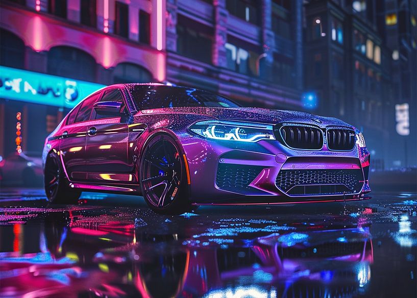 Bmw m5 neon by Moritz Uebe