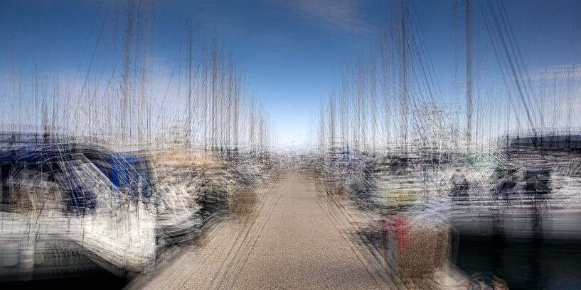 St. Stefano al Mare | Marina | Imperia | Ligurien | Italien - eine abstrakte Interpretation von Nicole Holz