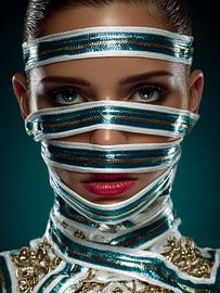 surrealistisches Porträt Frau