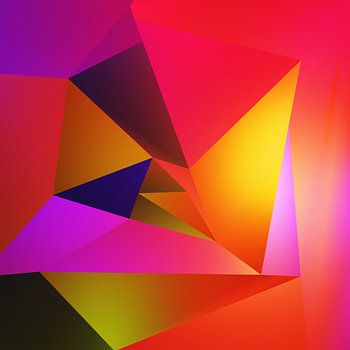 Abstracte kleurrijke dynamische compositie