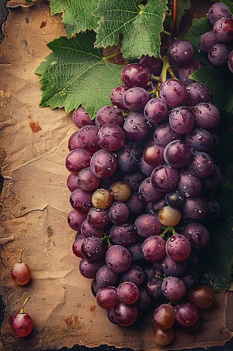 Klassiek stilleven van druiven door Rembrandt