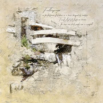 Fallingwater, Frank Lloyd Wright... van Theodor Decker