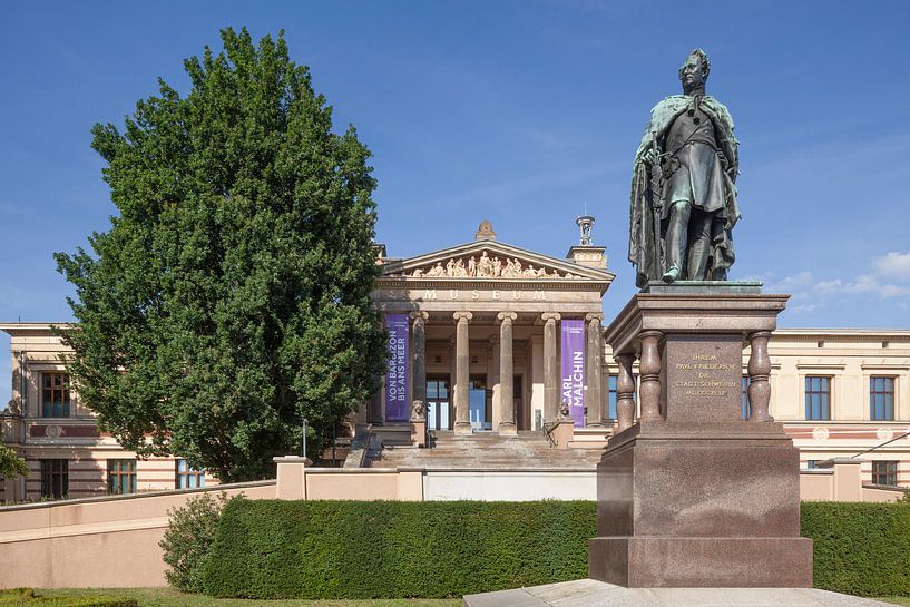 Musée d'État de Schwerin dans l'ancien jardin de Schwerin, Mecklembourg-Poméranie occidentale, Allem par Torsten Krüger