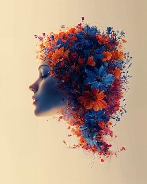Floral Girl by Creacas